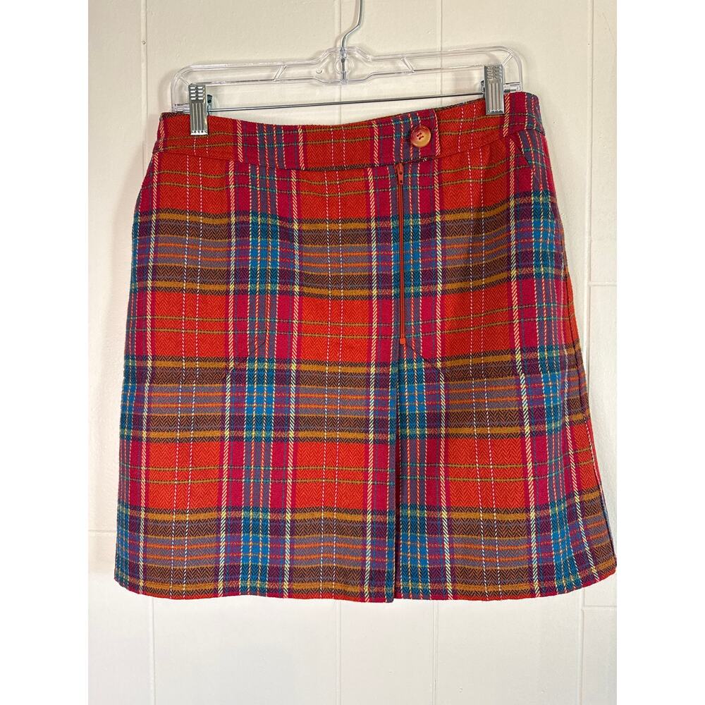 i.e. plaid wrap skirt size 8